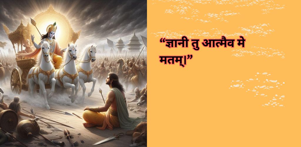 “ज्ञानी तु आत्मैव मे मतम्।”